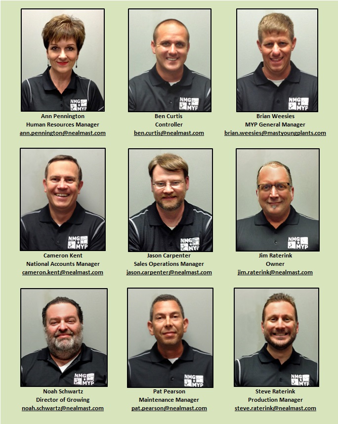 CONTACTS Neal Mast Greenhouses